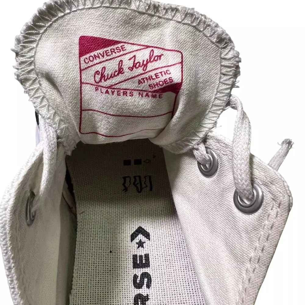 CONVERSE Chuck Taylor Canvas Run Star Hike Platform Low Top White Size W9.0 - Picture 9 of 9